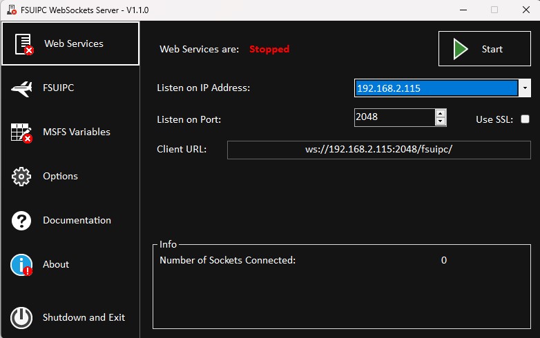 FSUIPC with local network IP